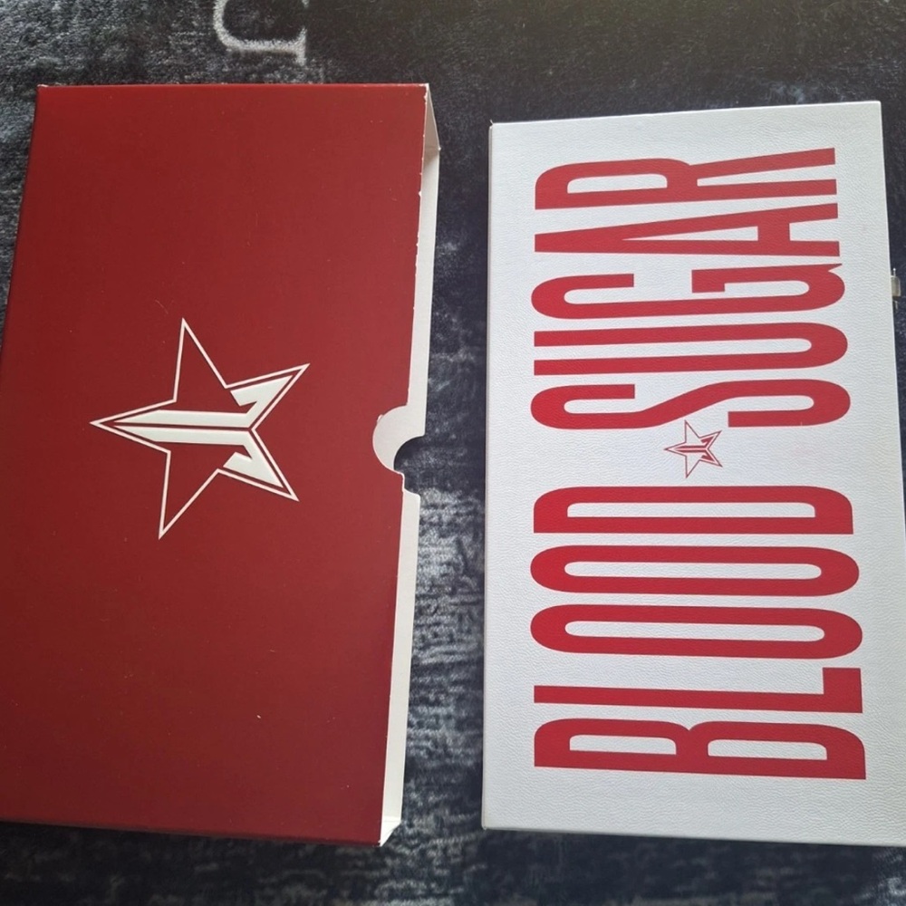 Jeffree Star Blood Sugar Eyeshadow Palette - Red and White